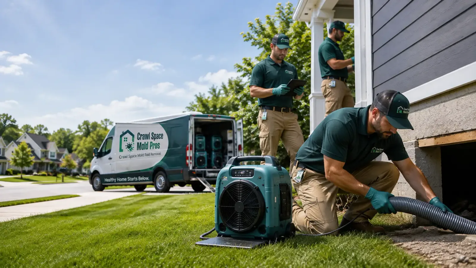 Crawl Space Mold Removal in Windsor Locks, CT